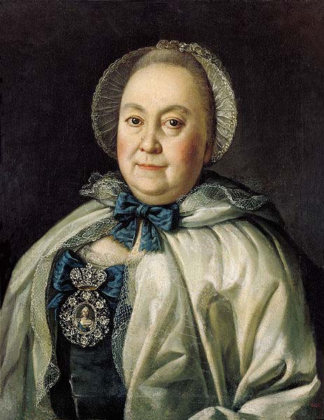 Aleksey Antropov Portrait of Maria Andreyevna Rumyantseva